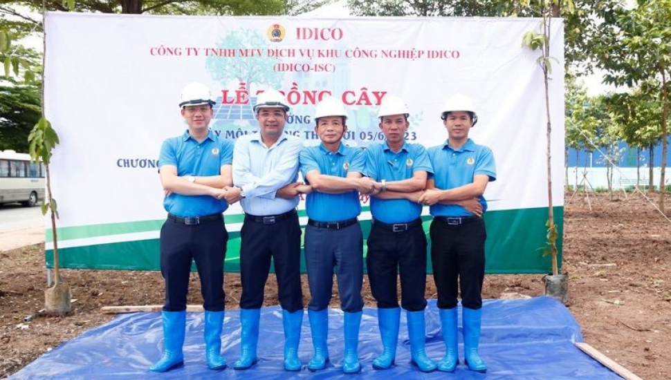 IDICO - ISC: TỔ CHỨC LỄ TRỒNG CÂY XANH HƯỞNG ỨNG NGÀY MÔI TRƯỜNG THẾ GIỚI