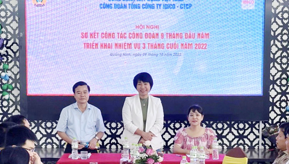 HỘI NGHỊ SƠ KẾT CÔNG TÁC CÔNG ĐOÀN 9 THÁNG ĐẦU NĂM, TRIỂN KHAI NHIỆM VỤ 3 THÁNG CUỐI NĂM 2022